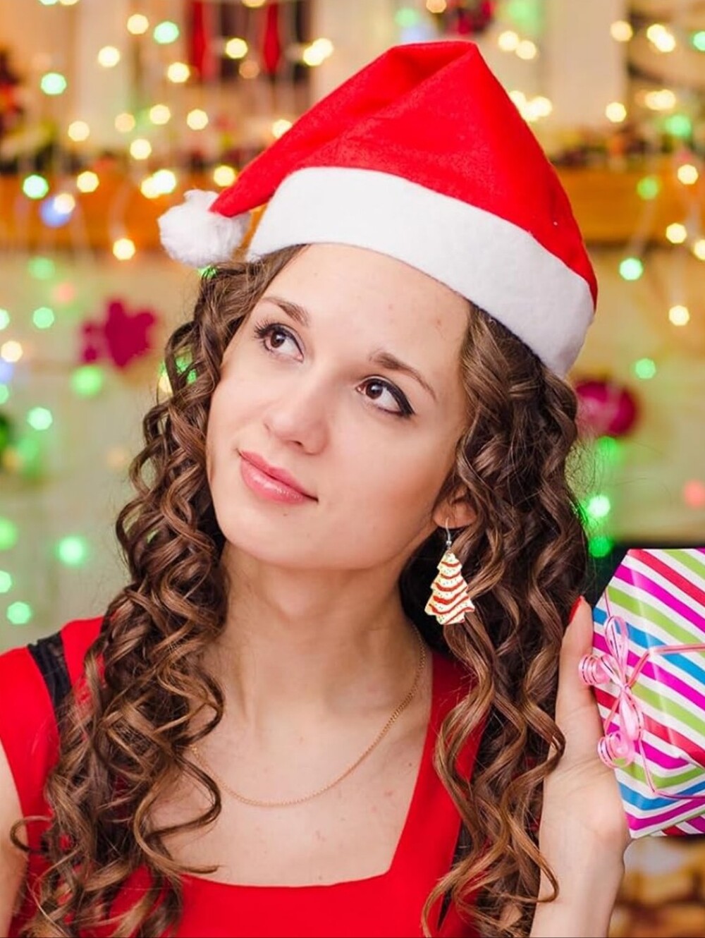 Little Debbie Christmas Cakes Earrings